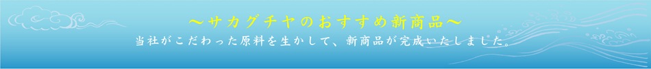 サカグチヤのおすすめ新商品